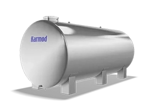 15 ton paslanmaz yatay su deposu