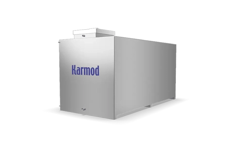 2 ton paslanmaz prizmatik su deposu-2