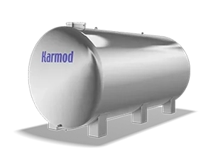 20 ton paslanmaz yatay su deposu