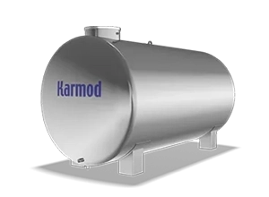 4 ton paslanmaz yatay su deposu