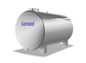 5 ton paslanmaz yatay su deposu