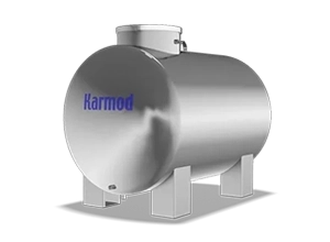 500 litre paslanmaz yatay su deposu