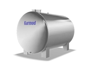 7 ton paslanmaz yatay su deposu