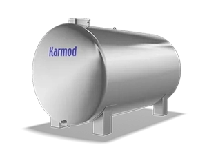 8 ton paslanmaz yatay su deposu